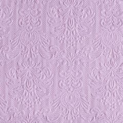   Elegance light purple dombornyomott papírszalvéta 33x33cm,15db-os