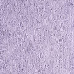  Elegance lavender dombornyomott papírszalvéta 40x40cm,15db-os