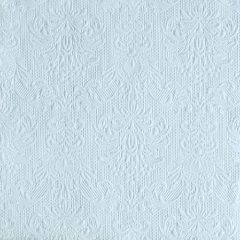   Elegance light blue dombornyomott papírszalvéta 40x40cm,15db-os