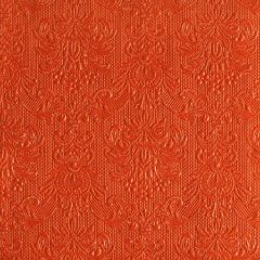   Elegance orange dombornyomott papírszalvéta 40x40cm,15db-os