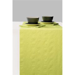   Elegance light green dombornyomott papír asztali futó 33x600cm