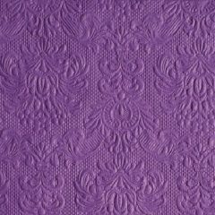   Elegance purple dombornyomott papírszalvéta 25x25cm,15db-os