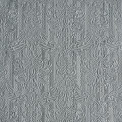 Elegance grey dombornyomott papírszalvéta 33x33cm,15db-os