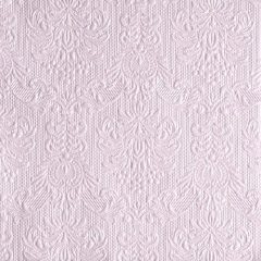   Elegance pearl lilac dombornyomott papírszalvéta 33x33cm,15db-os