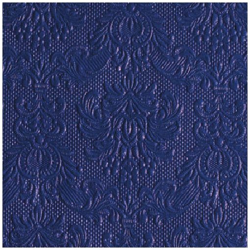 Elegance blue dombornyomott papírszalvéta 25x25cm,15db-os