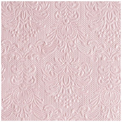 Elegance Pearl Pink dombornyomott papírszalvéta 25x25cm,15db-os