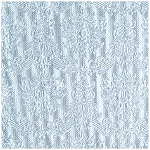 Elegance Blue pearl dombornyomott papírszalvéta 40x40cm,15db-os