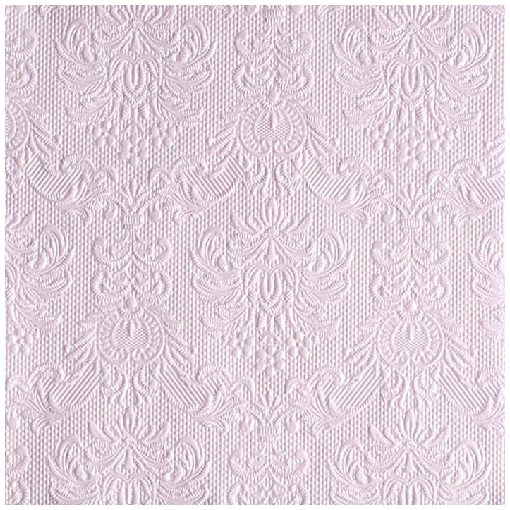 Elegance Lilac pearl dombornyomott papírszalvéta 40x40cm,15db-os