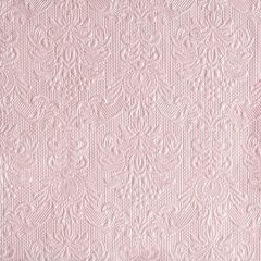   Elegance pearl pink dombornyomott papírszalvéta 40x40cm,15db-os