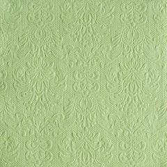   Elegance Pale Green dombornyomott papírszalvéta 40x40cm,15db-os