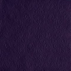   Elegance Violet dombornyomott papírszalvéta 33x33cm,15db-os
