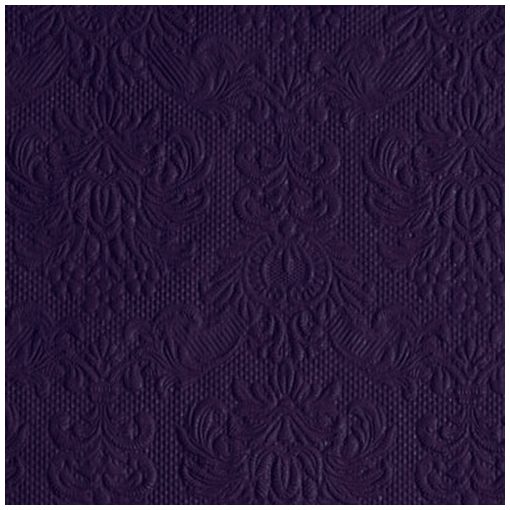 Elegance Violet dombornyomott papírszalvéta 25x25cm,15db-os