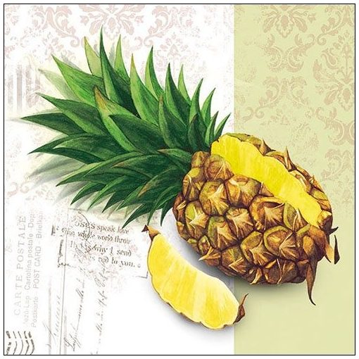 Pineapple papírszalvéta 33x33cm, 20db-os