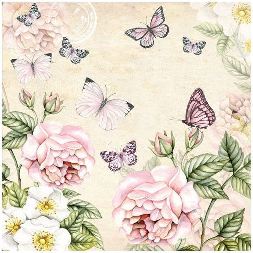 Botanical Cream papírszalvéta 33x33cm,20db-os