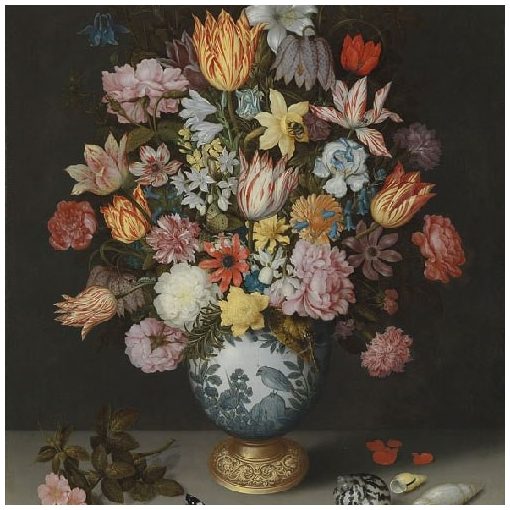 Bosschaert:Floral papírszalvéta 33x33cm,20db-os