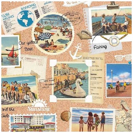 Vacation Scrapbook papírszalvéta 33x33cm, 20db-os