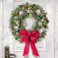 White Wreath papírszalvéta 33x33cm,20db-os