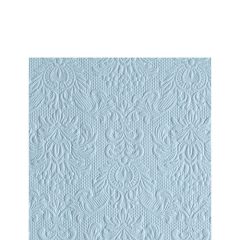   Elegance pale blue dombornyomott papírszalvéta 25x25cm, 15db-os