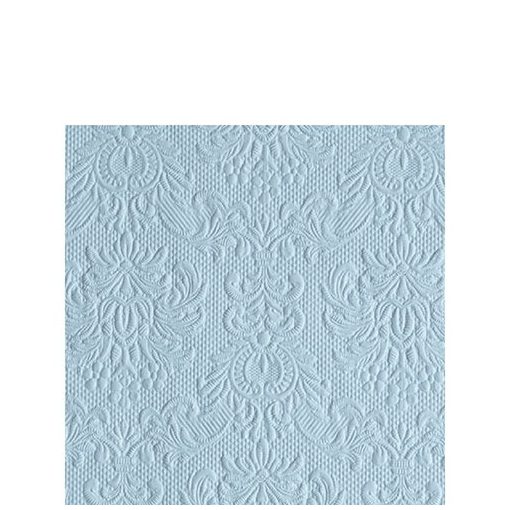 Elegance pale blue dombornyomott papírszalvéta 25x25cm, 15db-os
