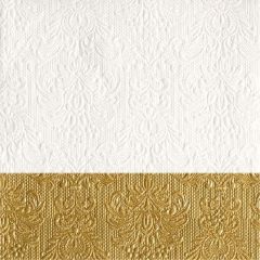   Elegance Dip Gold dombornyomott papírszalvéta 33x33cm,15db-os