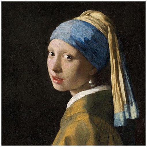 Girl with The pearl Earring papírszalvéta 33x33cm,20db-os, Vermeer