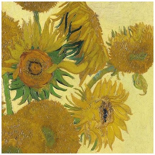 Van Gogh Sunflower papírszalvéta 33x33cm,20db-os