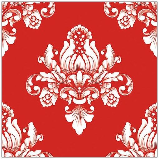 Barok Red papírszalvéta 33x33cm,20db-os