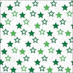 Stars All Over Green papírszalvéta 33x33cm,20db-os