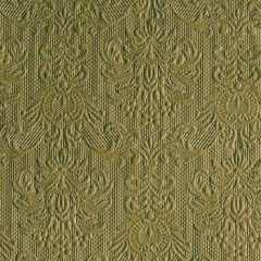   Elegance Olive Green dombornyomott papírszalvéta 33x33cm,20db-os