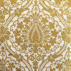   Elegance Jaipur White/Gold dombornyomott papírszalvéta 33x33cm, 15db-os