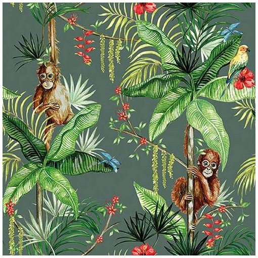 Orangutan Green papírszalvéta 33x33cm,20db-os