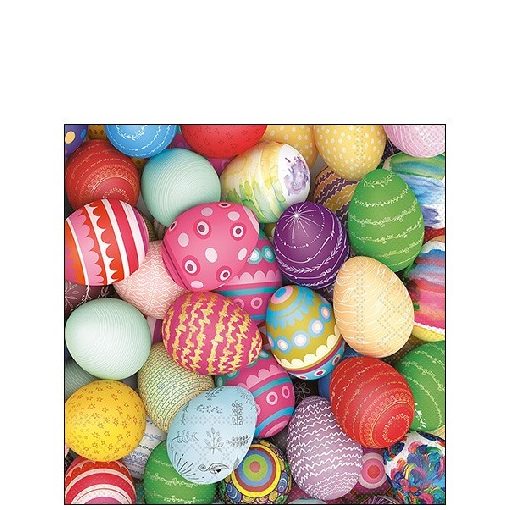 Colourful Eggs papírszalvéta 33x33cm,20db-os