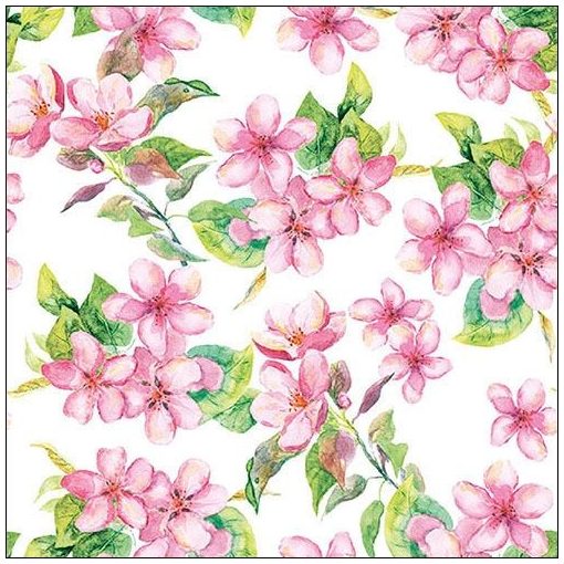 Cherry Blossom Rose papírszalvéta 33x33cm,20db-os