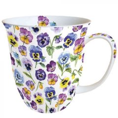 Pansy All Over porcelánbögre 0,4l