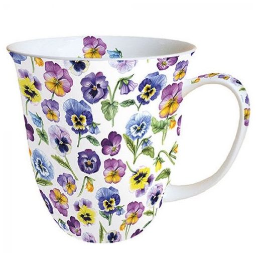 Pansy All Over porcelánbögre 0,4l