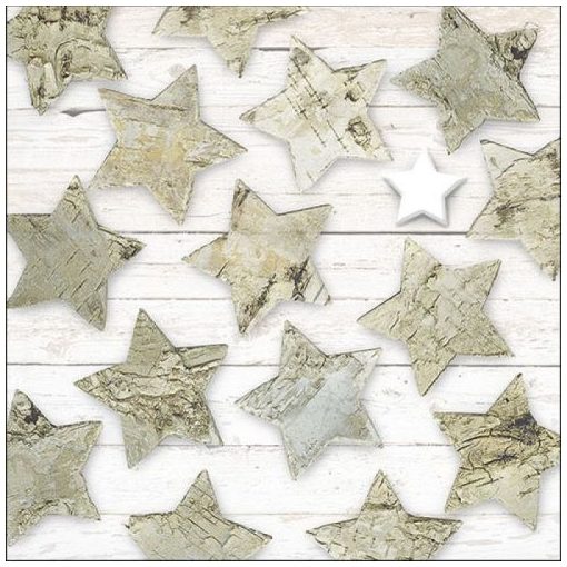 Birch Stars papírszalvéta 33x33cm, 20db-os