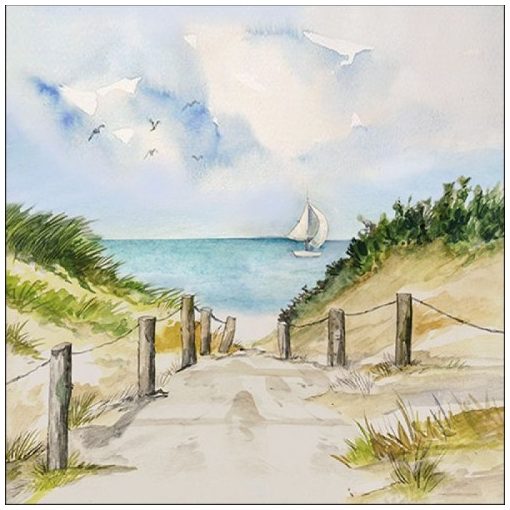 Dune Path papírszalvéta 33x33cm, 20db-os