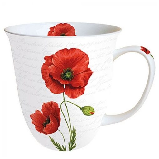 Proud Poppy porcelánbögre 0,4L