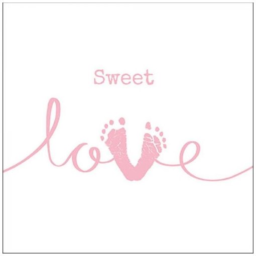 Sweet Love Girl papírszalvéta 33x33cm, 20db-os