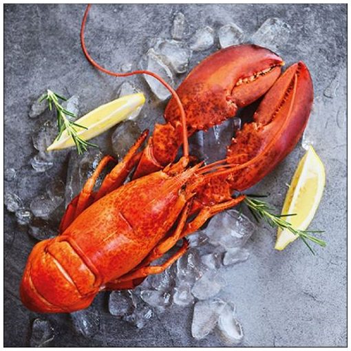 Fresh Lobster papírszalvéta 33x33cm, 20db-os