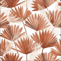 Palm Leaf Brown papírszalvéta 33x33cm,20db-os