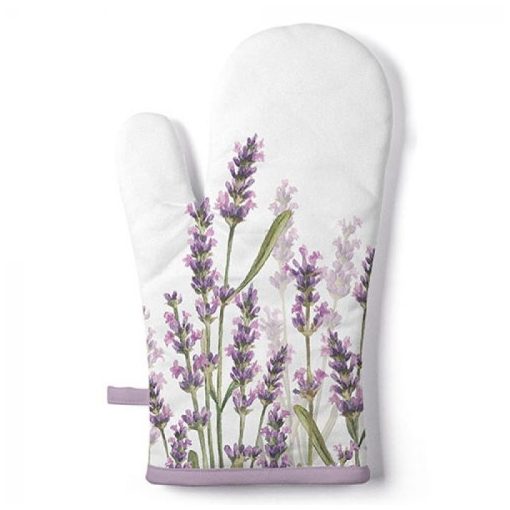 Lavender Shades white edényfogó kesztyű 18x30cm,100% pamut