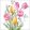 Tulips Bouquet papírszalvéta 33x33cm, 20db-os