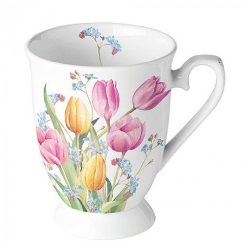 Tulips Bouquet porcelánbögre 0,25l