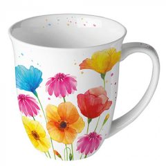 Colourful Summer Flowers porcelánbögre 0,4l