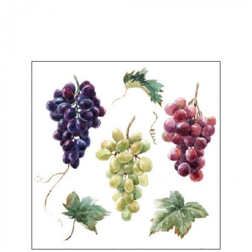 Wine grapes papírszalvéta 25x25cm,20db-os