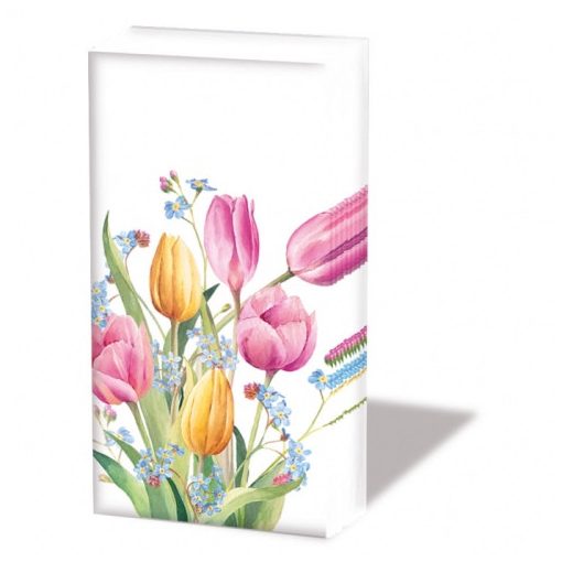 Tulips bouquet papírzsebkendő 10db-os