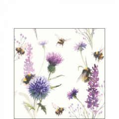 Bumblebees in the Meadow papírszalvéta 25x25cm,20db-os