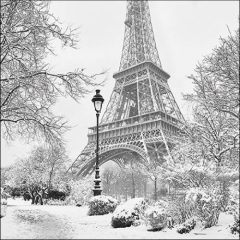Winter in Paris papírszalvéta 33x33cm, 20db-os