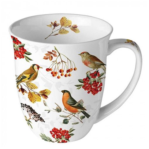 Autumn birds porcelánbögre 0,4l